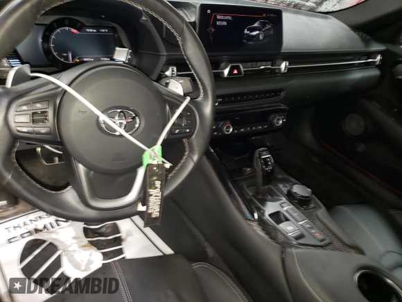 2023 Toyota Supra 3.0 with VIN WZ1DB0G03PW057335, listed as a Copart auction lot 48664395 with 11,108 mi miles and Salvage Title. Bid and sale history available at DreamBid. Image 8.