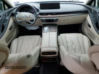 2021 Genesis G80 2.5T with VIN KMTGB4SC9MU066974, listed as a Copart auction lot 70056324 with 47,439 mi miles and Salvage Title. Bid and sale history available at carsss.com. Image 8.