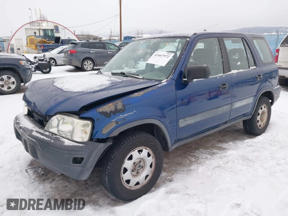 1998 Honda CR-V LX with VIN JHLRD1845WC074386, listed as a IAAI auction lot 41467972 with 194,635 mi miles. Bid and sale history available at carsss.com. Image 2.
