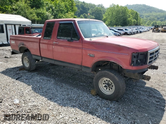 1995 Ford F-150 with VIN 1FTEX14N4PKB22128, listed as a Copart auction lot 79617254 with 0 mi miles and Clean Title. Bid and sale history available at carsss.com. Image 4.