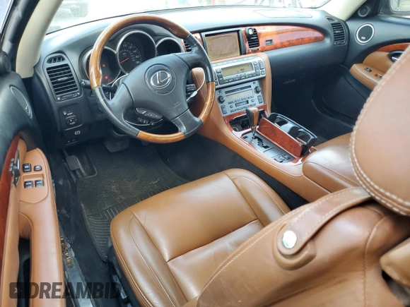 2002 Lexus SC 430 z VIN JTHFN48Y220003450, wystawiony jako Copart lot #72536324 z przebiegiem 114 009 mil mil oraz Nie do naprawy • Non repairable. Historia ofert i sprzedaży dostępna na DreamBid. Obrazek 8.