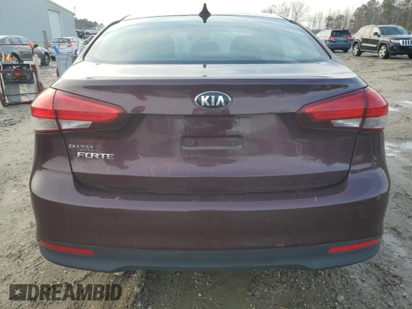 2018 Kia Forte LX with VIN 3KPFK4A7XJE258395, listed as a Copart auction lot 42160635 with 72,093 mi miles and Salvage Title. Bid and sale history available at carsss.com. Image 6.