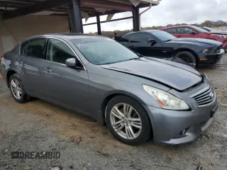 2012 Infiniti G25 x with VIN JN1DV6AR0CM731482, listed as a Copart auction lot 84021004 with 181,959 mi miles and Salvage Title. Bid and sale history available at DreamBid. Image 4.