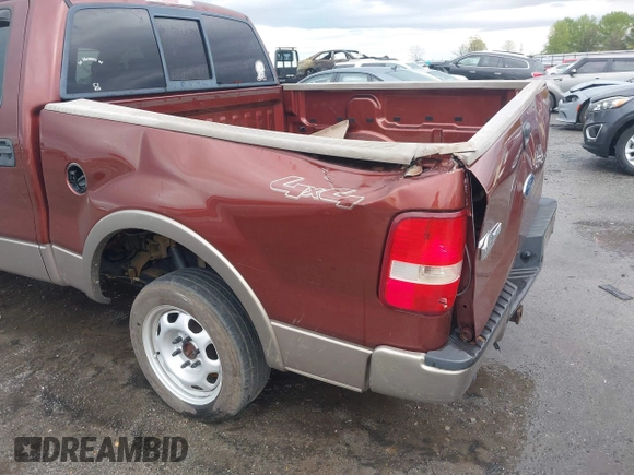 2005 Ford F-150 XLT with VIN 1FTPW14545KC40740, listed as a IAAI auction lot 41932653 with 164,641 mi miles. Bid and sale history available at carsss.com. Image 14.