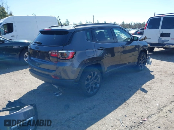 2021 Jeep Compass 80th Anniversary with VIN 3C4NJDEB1MT603763, listed as a IAAI auction lot 42053176 with 62,618 mi miles and . Bid and sale history available at DreamBid. Image 4.