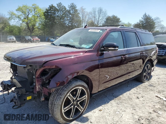 2021 Ford Expedition Max Limited z VIN 1FMJK2AT5MEA69516, wystawiony jako Copart lot #48359535 z przebiegiem 12 565 mil mil oraz Szkoda całkowita • Salvage title. Historia ofert i sprzedaży dostępna na DreamBid. Obrazek 1.