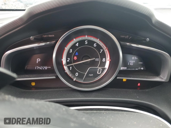 2015 Mazda 3 S Grand Touring с VIN JM1BM1W35F1239423, выставлен на аукционе Copart как лот 63210815 с пробегом 174 228 миль миль и Списание • Salvage title. История ставок и продаж доступна на DreamBid. Изображение 9.