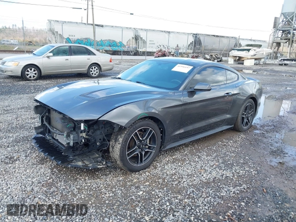 2020 Ford Mustang EcoBoost with VIN 1FA6P8TH2L5187549, listed as a IAAI auction lot 41956197 with 50,901 mi miles. Bid and sale history available at carsss.com. Image 18.