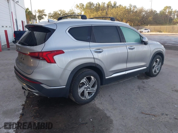 2021 Hyundai Santa Fe SEL with VIN 5NMS34AJ3MH361677, listed as a IAAI auction lot 40639858 with 44,277 mi miles. Bid and sale history available at carsss.com. Image 4.