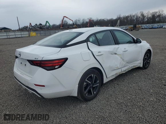 2024 Nissan Sentra SV with VIN 3N1AB8CV3RY227337, listed as a Copart auction lot 52771895 with 9,730 mi miles and Salvage Title. Bid and sale history available at DreamBid. Image 3.