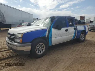 2007 Chevrolet Silverado 1500 LS with VIN 2GCEC13V571146242, listed as a Copart auction lot 52463615 with Not Provided miles and Salvage Title. Bid and sale history available at DreamBid. Image 1.