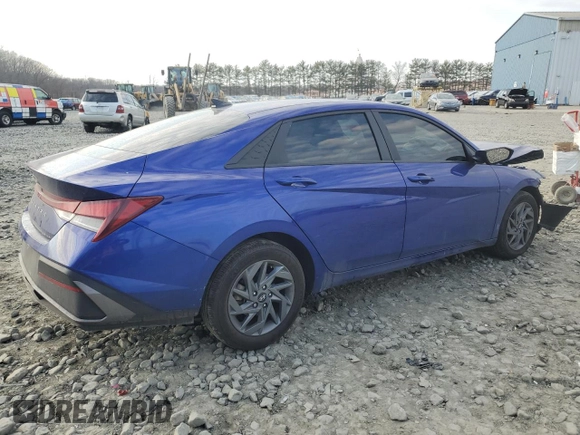 2024 Hyundai Elantra SEL with VIN KMHLM4DG4RU710620, listed as a Copart auction lot 47701365 with 19,745 mi miles and Salvage Title. Bid and sale history available at carsss.com. Image 3.