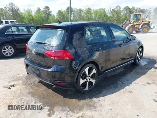 2016 Volkswagen Golf GTI SE with VIN 3VW4T7AU6GM039229, listed as a IAAI auction lot 42073161 with 74,049 mi miles. Bid and sale history available at carsss.com. Image 4.