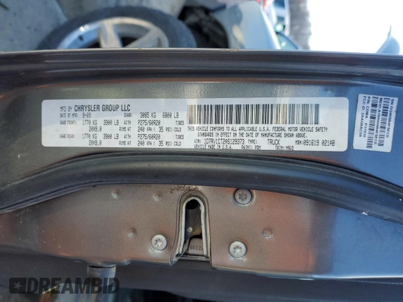 2010 Dodge 1500 SLT with VIN 1D7RV1CT2AS129373, listed as a Copart auction lot 87654915 with 278,390 mi miles and Salvage Title. Bid and sale history available at DreamBid. Image 12.