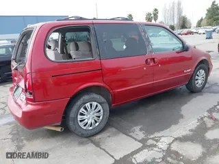 1998 Nissan Quest XE with VIN 4N2ZN1112WD817118, listed as a IAAI auction lot 41572033 with 227,912 mi miles. Bid and sale history available at carsss.com. Image 4.