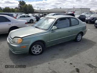 2003 Hyundai Accent GL with VIN KMHCG35C13U277732, listed as a Copart auction lot 72276634 with 135,176 mi miles and Salvage Title. Bid and sale history available at carsss.com. Image 1.