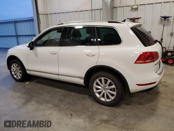 2012 Volkswagen Touareg Exec with VIN WVGEF9BP4CD011823, listed as a Copart auction lot 84063034 with 110,694 mi miles and Non Repairable. Bid and sale history available at DreamBid. Image 2.
