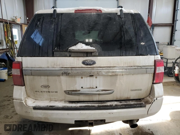 2016 Ford Expedition Platinum with VIN 1FMJU1MT5GEF47373, listed as a Copart auction lot 44409845 with 188,044 mi miles and Salvage title. Bid and sale history available at DreamBid. Image 6.