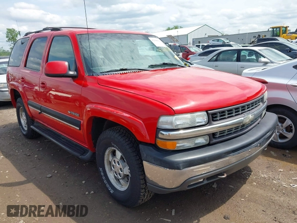 2001 Chevrolet Tahoe LS with VIN 1GNEK13T81R209096, listed as a IAAI auction lot 42108027 with 204,730 mi miles. Bid and sale history available at carsss.com. Image 1.