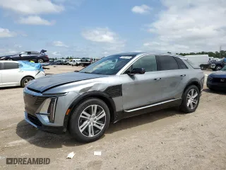 2024 Cadillac LYRIQ Tech with VIN 1GYKPMRK6RZ143540, listed as a Copart auction lot 54061725 with 3,069 mi miles and Salvage Title. Bid and sale history available at carsss.com. Image 1.