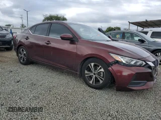 2021 Nissan Sentra SV with VIN 3N1AB8CV2MY203846, listed as a Copart auction lot 53878675 with 59,078 mi miles and Clean Title. Bid and sale history available at carsss.com. Image 4.