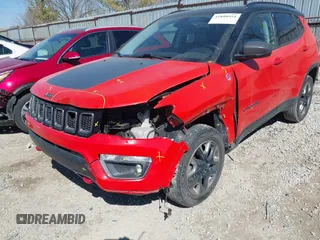 2018 Jeep Compass Trailhawk with VIN 3C4NJDDB4JT336745, listed as a IAAI auction lot 41898924 with 94,471 mi miles and . Bid and sale history available at carsss.com. Image 6.