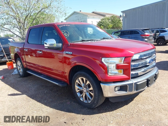 2016 Ford F-150 XL with VIN 1FTEW1CF0GKE71851, listed as a IAAI auction lot 41962757 with 67,640 mi miles and . Bid and sale history available at DreamBid. Image 1.