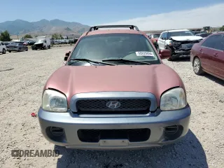 2004 Hyundai Santa Fe with VIN KM8SB12B74U770505, listed as a Copart auction lot 62756304 with 0 mi miles and Salvage Title. Bid and sale history available at carsss.com. Image 5.