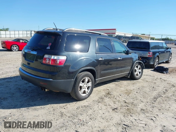 2009 GMC Acadia SLE1 with VIN 1GKER13D79J170030, listed as a IAAI auction lot 42201335 with 206,465 mi miles and . Bid and sale history available at DreamBid. Image 4.