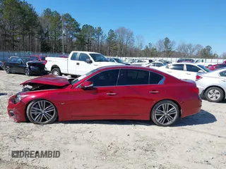 2015 Infiniti Q50 Premium with VIN JN1BV7AP6FM339042, listed as a IAAI auction lot 41645935 with 109,439 mi miles. Bid and sale history available at carsss.com. Image 13.