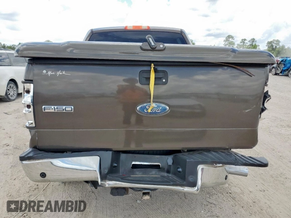 2008 Ford F-150 XL with VIN 1FTRW12W18KF04621, listed as a Copart auction lot 62176355 with 195,577 mi miles and Salvage title. Bid and sale history available at DreamBid. Image 6.