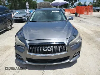 2014 Infiniti Q50 Premium z VIN JN1BV7AP4EM678784, wystawiony jako Copart lot #56641775 z przebiegiem 225 507 mil mil oraz Czysty tytuł • Clean title. Historia ofert i sprzedaży dostępna na DreamBid. Obrazek 5.