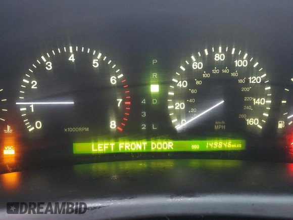 2000 Lexus LS 400 z VIN JT8BH28F8Y0168520, wystawiony jako Copart lot #87434874 z przebiegiem 149 846 mil mil oraz Szkoda całkowita • Salvage title. Historia ofert i sprzedaży dostępna na DreamBid. Obrazek 9.