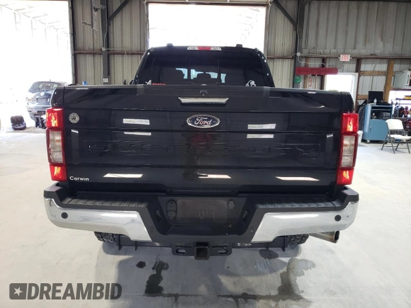 2020 Ford F-250 XL with VIN 1FT7W2B62LEE76574, listed as a Copart auction lot 56195465 with 40,710 mi miles and Salvage title. Bid and sale history available at DreamBid. Image 6.