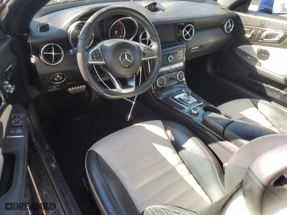 2017 Mercedes-Benz SLC with VIN WDDPK3JA4HF132047, listed as a Copart auction lot 42331855 with 70,096 mi miles and Salvage Title. Bid and sale history available at carsss.com. Image 8.