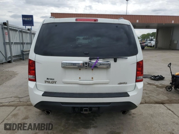 2012 Honda Pilot EX-L with VIN 5FNYF4H78CB070507, listed as a Copart auction lot 58354005 with 171,770 mi miles and Salvage title. Bid and sale history available at DreamBid. Image 6.