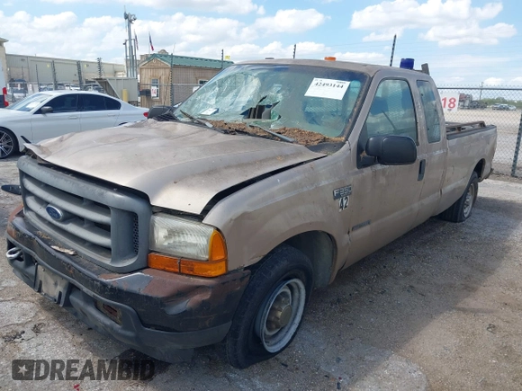 1999 Ford F-350 XL with VIN 1FTSX30F7XEC60385, listed as a IAAI auction lot 42493144 with 210,660 mi miles and . Bid and sale history available at DreamBid. Image 2.