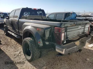 2022 Ford F-350 XL with VIN 1FT8W3DT9NEC09111, listed as a Copart auction lot 52178455 with 128,690 mi miles and Salvage title. Bid and sale history available at DreamBid. Image 2.