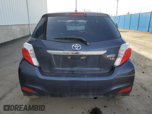 2014 Toyota Yaris L with VIN VNKKTUD39EA009140, listed as a Copart auction lot 48851535 with 142,577 mi miles and Salvage Title. Bid and sale history available at carsss.com. Image 6.
