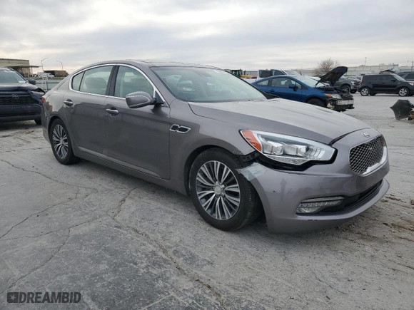 2017 Kia K900 Luxury with VIN KNALU4D36H6035550, listed as a Copart auction lot 50064555 with 102,212 mi miles and Salvage Title. Bid and sale history available at carsss.com. Image 4.