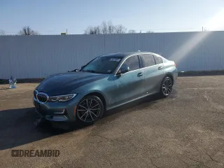 2020 BMW 3 Series 330i xDrive with VIN WBA5R7C06LFH43067, listed as a Copart auction lot 47845715 with 0 mi miles and Clean Title. Bid and sale history available at carsss.com. Image 1.