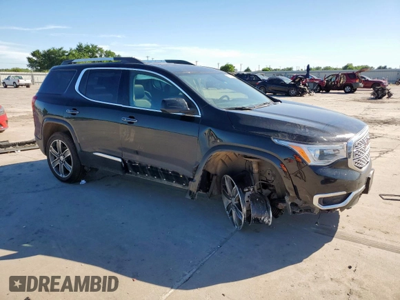 2019 GMC Acadia Denali with VIN 1GKKNPLSXKZ211810, listed as a Copart auction lot 57530605 with 90,313 mi miles and Salvage title. Bid and sale history available at DreamBid. Image 4.
