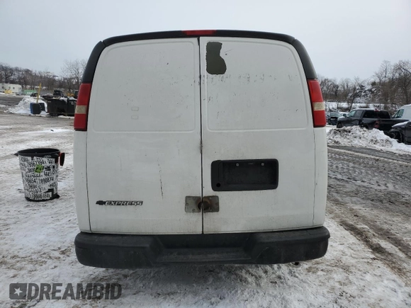 2010 Chevrolet Express Cargo Van with VIN 1GCUGADX8A1184609, listed as a Copart auction lot 44446155 with 89,759 mi miles and Salvage Title. Bid and sale history available at carsss.com. Image 6.