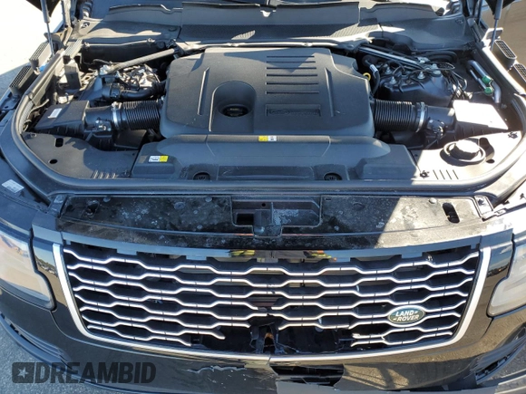 2020 Land Rover Range Rover HSE with VIN SALGS2RU3LA400233, listed as a Copart auction lot 47817755 with 50,611 mi miles and Non Repairable. Bid and sale history available at DreamBid. Image 13.