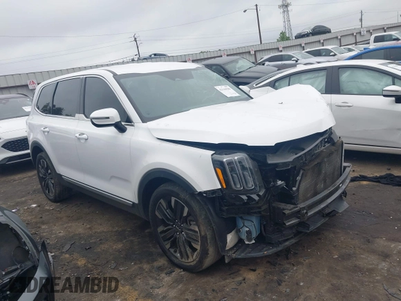 2024 Kia Telluride LX z VIN 5XYP24GC1RG411138, wystawiony jako IAAI lot #42144580 z przebiegiem Nie podano mil oraz . Historia ofert i sprzedaży dostępna na DreamBid. Obrazek 1.