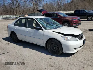 2004 Honda Civic LX with VIN 2HGES16514H613997, listed as a Copart auction lot 50760215 with 32,398 mi miles and Salvage Title. Bid and sale history available at DreamBid. Image 4.