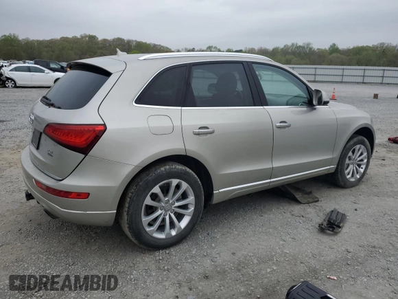 2016 Audi Q5 Premium with VIN WA1C2AFP1GA140896, listed as a Copart auction lot 51524295 with 0 mi miles and Salvage Title. Bid and sale history available at carsss.com. Image 3.