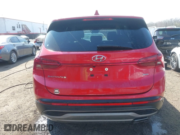 2021 Hyundai Santa Fe SE with VIN 5NMS1DAJ9MH351192, listed as a IAAI auction lot 41712920 with 54,284 mi miles. Bid and sale history available at carsss.com. Image 17.