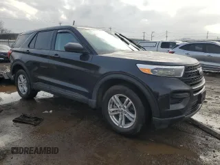 2022 Ford Explorer with VIN 1FMSK8BH7NGB79670, listed as a Copart auction lot 49423615 with 30,559 mi miles and Salvage title. Bid and sale history available at DreamBid. Image 4.