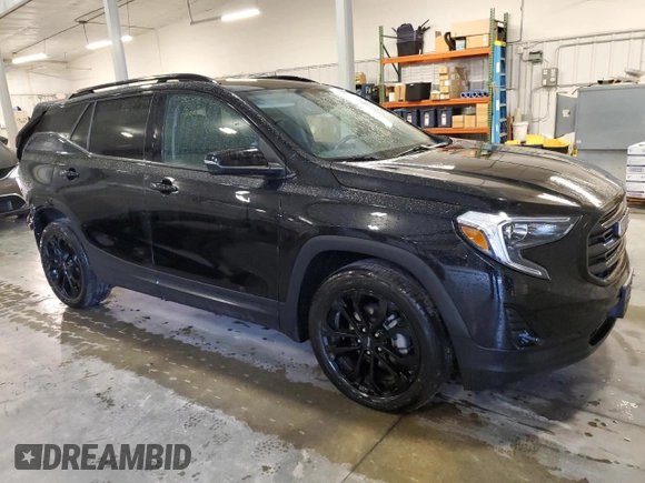 2021 GMC Terrain SLT with VIN 3GKALVEV6ML300037, listed as a Copart auction lot 59799805 with 30,798 mi miles and Salvage title. Bid and sale history available at DreamBid. Image 4.